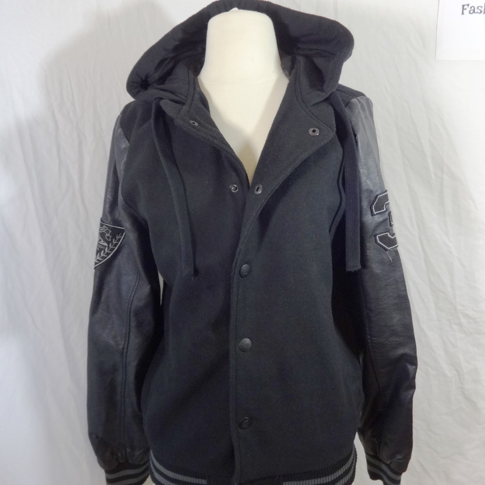 BSL Black Hoodie Jacket Size Small